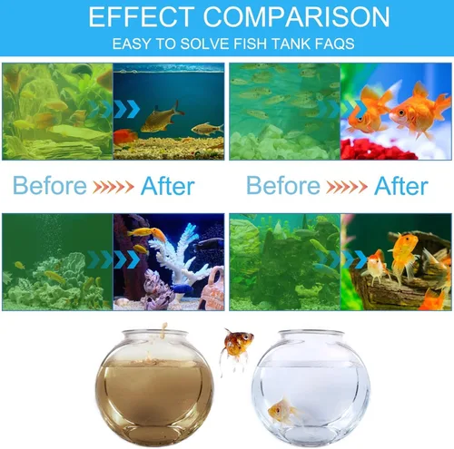 Vista 6 de Luz limpia para acuario, 11 W y 13 W pecera luz limpia con temporizador, máquina de matar verde acuario, lámpara sumergible limpia impermeable