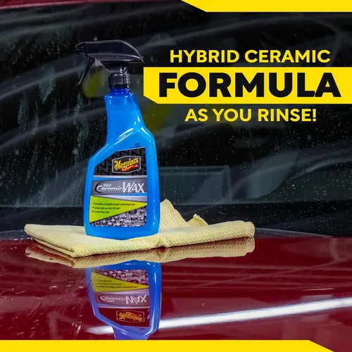 Vista 9 de Meguiar's - Cera de cerámica híbrida, cera en aerosol fácil de usar para el detalle del automóvil con la potencia protectora superior