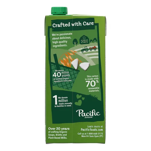 Vista 4 de Pacific Foods Leche de coco orgánica, leche a base de plantas, caja de 32 onzas (paquete de 3)