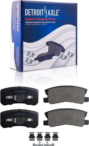 Vista 117 de Detroit Axle - Rotores de freno para Ford 2013-2019 Explorer Taurus Flex Lincoln MKT MKS, rotores de freno de disco ranurados perforados de repuesto