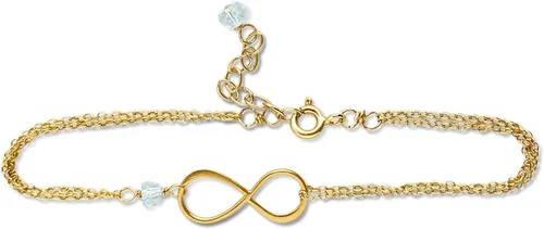 Vista 97 de Pulsera con dije de infinito con piedra natal, joyería hecha a mano, regalo para ella