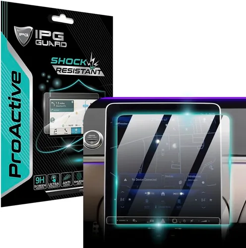 Vista 17 de IPG Para MERCEDES BENZ Command Touchpad Controller Protector de hidrogel Invisible Ultra HD Película transparente anti arañazos