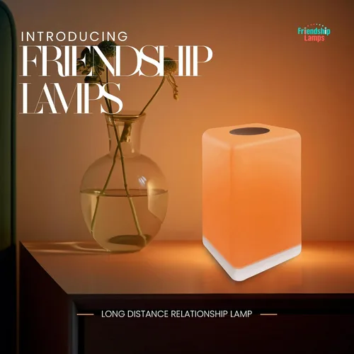 Vista 8 de Lámpara de Amistad FriendLi por Filimin - Requiere Suscripción Wi-Fi, Luz LED Táctil de Larga Distancia, Regalo para Mejor Amigo, Relación, Familia