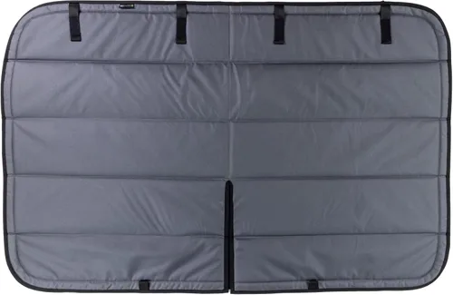 Vista 15 de Cubierta opaca aislante para ventana diseñada para Ford Transit alto/medio, borde de plástico completo de 130 pulgadas de longitud, ventana trasera