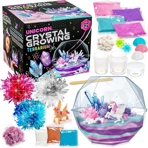 Vista 10 de Original Stationery Kit de cultivo de cristales de dinosaurio, multicolor, 17 piezas, a partir de 7 años, kit de terrario científico de bricolaje