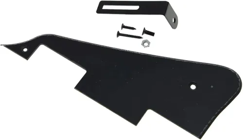 Vista 58 de KAISH Golpeador de guitarra Abalone Pearl LP con soporte negro para Epiphone Les Paul