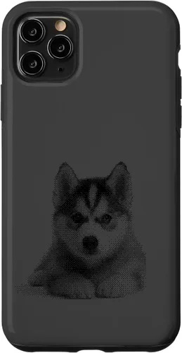 Vista 13 de Chic Husky Puppy for Dog Mom and Paw Parents Case for iPhone 16