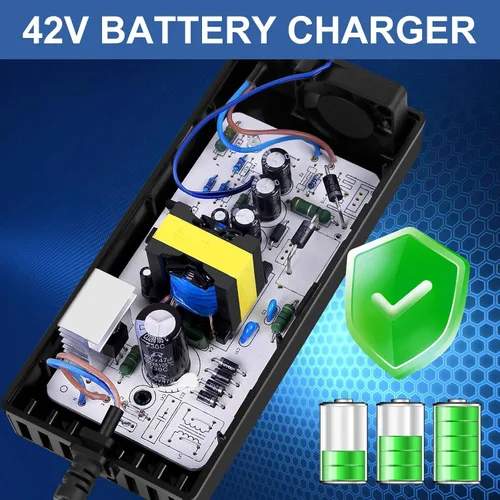Vista 4 de Cargador de 24 V (máximo 29.4 V) 2 A, adaptador de corriente de CA y CC de repuesto para batería de iones de litio hoverstar 7S de 24 V, 25.2 V