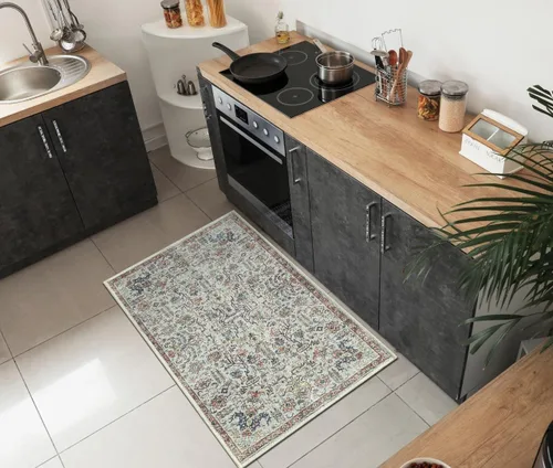 Vista 78 de Keen Home Design - Tapete lavable a máquina con respaldo antideslizante, para entrada, cocina, baño, lavandería, vintage de pelo orto y duradero