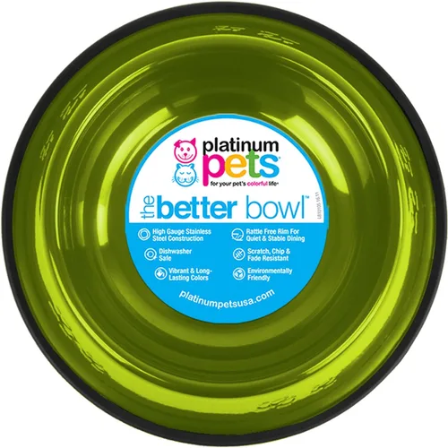 Vista 31 de Platinum Pets - tazón de acero inoxidable para gatos y perros que no se vuelca