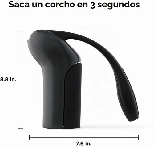 Vista 2 de Rabbit Sacacorchos de palanca vertical con cortador de lámina