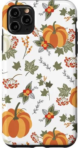 Vista 12 de Fall Leaves Autumn Pumpkin Pattern Autumn Vibes Color Case for iPhone 17