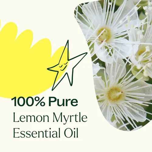 Vista 5 de Plant Therapy Aceite esencial de mirto de limón 0.3 fl oz (1/3 oz) 100% puro, sin diluir, aromaterapia para apoyo inmunológico, desodorizante