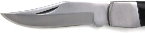 Vista 4 de Colección cuchillo plegable con funda de cuero hoja afilada de caza