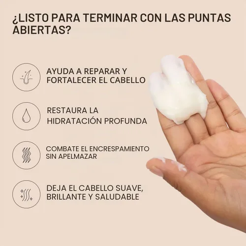 Vista 3 de OUAI Mascarilla de tratamiento capilar fino a mediano (3.4 oz)