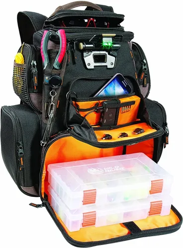 Vista 11 de Wild River Nomad by CLC Custom LeatherCraft Tackle Tek Nomad XP Mochila iluminada con sistema de carga USB
