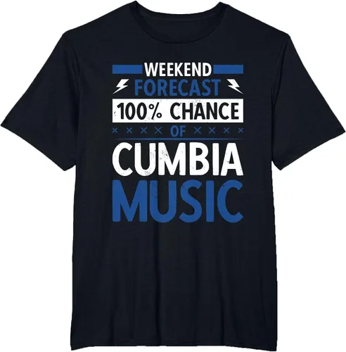 Vista 15 de Weekend Forecast Cumbia Music T-Shirt