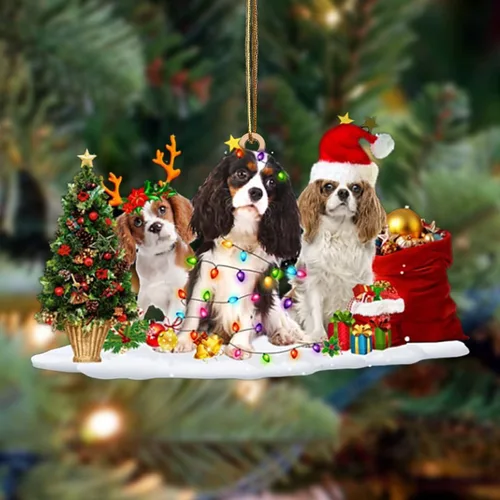 Vista 141 de Nazenti Adorno de Navidad personalizado con amigos Affenpinscher – Adorno de perro personalizado para amantes de las mascotas, acrílico plano