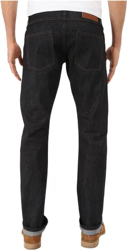 Vista 3 de The Unbranded Brand UB301 - Pantalón de corte recto para hombre en Indigo Selvedge