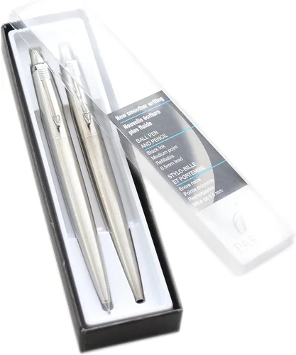 Vista 2 de Parker JOTTER 1741243 - Juego de bolígrafo y portaminas de acero inoxidable