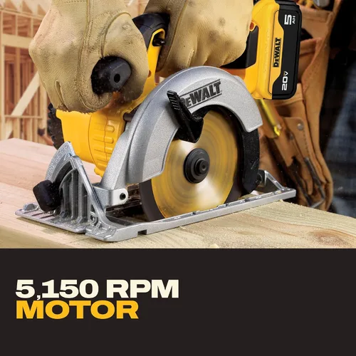 Vista 4 de DEWALT DCS391P1 Kit de sierra circular con batería de iones de litio 20V MAX