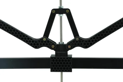Vista 6 de Kit de palanca de extracción de abolladuras de 850 mm para coche, 6 ganchos de garra con anillos de aluminio para carrocería (Negro)