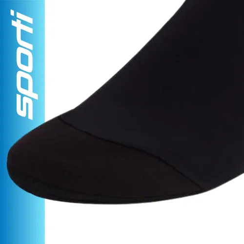 Vista 2 de Sporti Nylon Spandex Swim Fin Calcetines - Negro - Pequeño, Negro