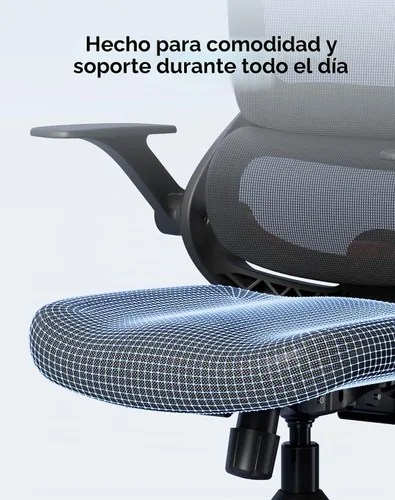 Vista 7 de SIHOO B100 SE Silla ergonómica de oficina, silla de escritorio con soporte Negro suave