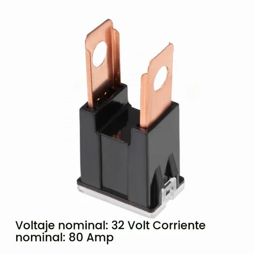 Vista 3 de uxcell Tridge Fusible 32V 80A Macho Terminal Blade J Caja de Caso para Camión 2pcs