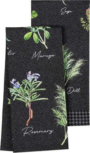 Vista 116 de Maison d' Hermine - Juego de 2 paños de cocina, multiusos, 100% de algodón, suave y absorbente, trapo de cocina, toalla de bar, Birdies On Wire