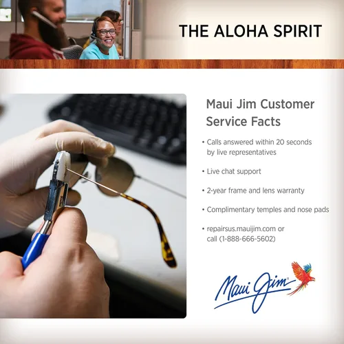 Vista 7 de Maui Jim Gafas de sol redondas Mokupuni