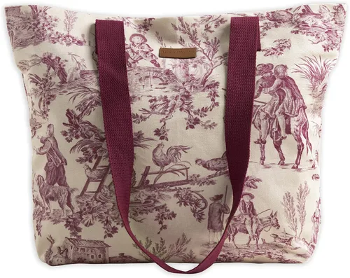 Vista 22 de Maison d' Hermine - Bolsa de lona de algodón reutilizable para mujeres, con asa para el hombro, bolsas a granel para compras y viajes