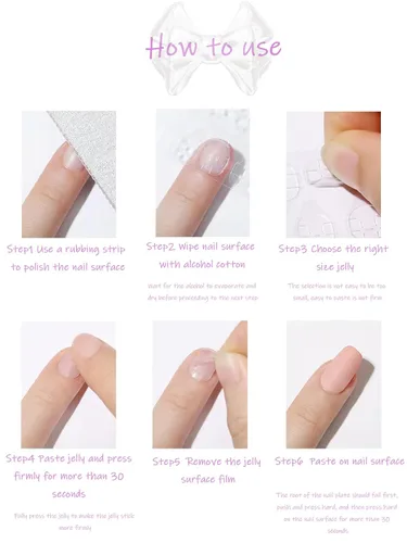 Vista 4 de Uñas postizas a presión de ballet negras, uñas postizas largas cuadradas con punta francesa, uñas postizas con lazo rosa con diseños de perlas