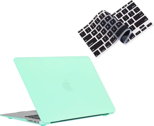 Vista 27 de RUBAN Funda compatible con MacBook Air de 13 pulgadas (modelos: A1369 y A1466, versión anterior 2010-2017), cubierta protectora delgada a presión