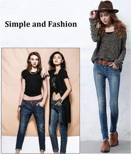 Vista 4 de Cinturones de cuero para mujer para jeans, cinturones de cuero para mujer para pantalones