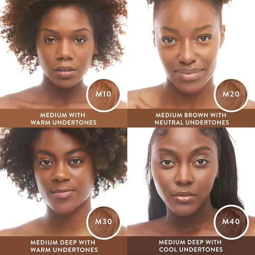 Vista 5 de Mented Cosmetics - Base de maquillaje en barra, corrector y barra de contorno para piel oscura, base en crema para mujeres negras, vegano y libre