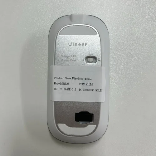 Vista 8 de Uineer Ratón Bluetooth LED, recargable Bluetooth inalámbrico (BT 5.1+2.4G), mouse silencioso para computadora portátil, MacBook, Windows, Mac