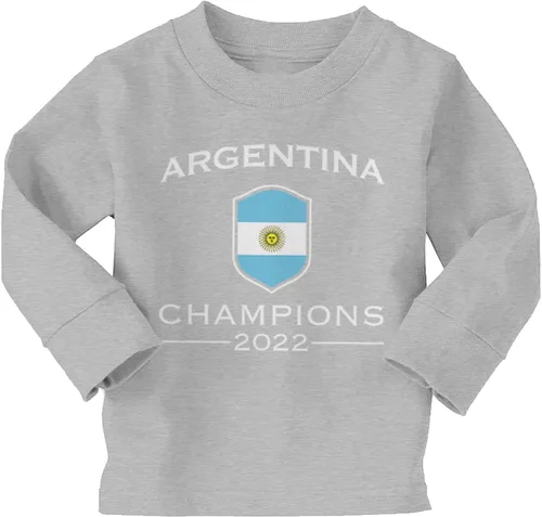 Vista 21 de Argentina Champions 2022 - Camiseta de algodón para bebés/niños pequeños