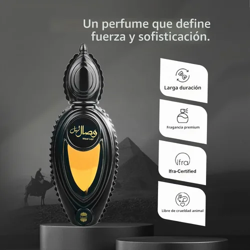 Vista 5 de Ajmal Wisal Layl Eau de Parfum para Hombre, 1.7 oz – Aroma oriental picante