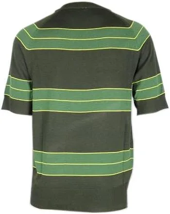 Vista 2 de OEM Kurt Sweater Cobain - Disfraz de camisa a rayas verdes
