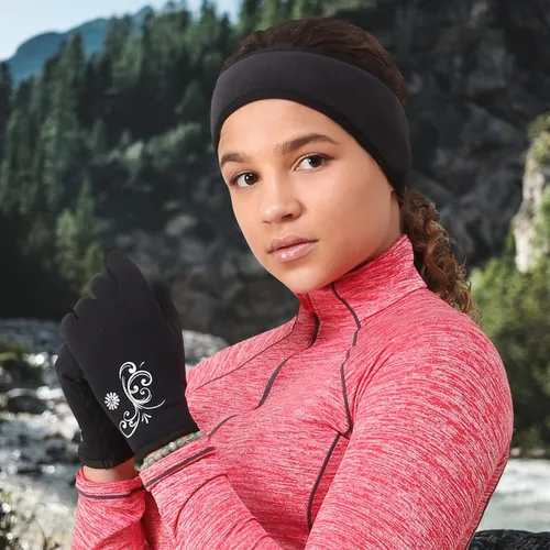 Vista 3 de TrailHeads Guantes de correr para mujer Guantes para pantalla táctil Accesorios para correr de invierno