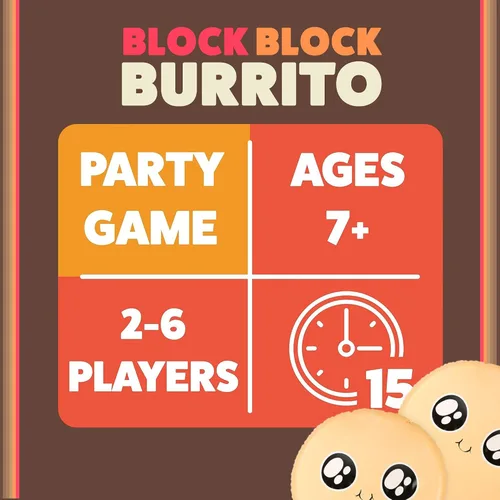 Vista 2 de Exploding Kittens Burrito Block Block, 2-6 jugadores, expansión de 7 años