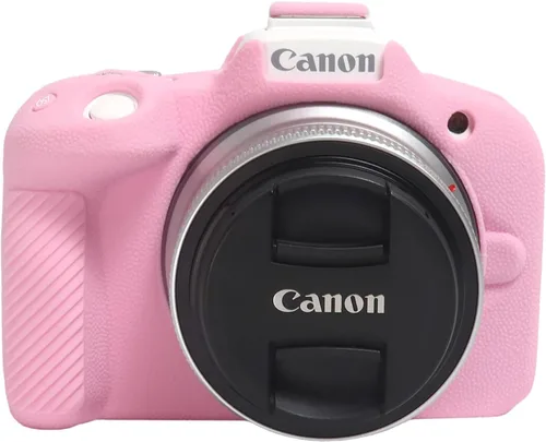 Vista 8 de Easy Hood - Funda protectora para cámara Canon EOS R50, color negro Soft Silicone, Buttons Marking, Slim Fit, Lightweight, Camera Protective