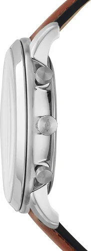 Vista 2 de Fossil Men's Neutra Stainless Steel and Leather Quartz Chronograph Watch