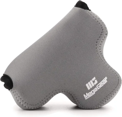Vista 10 de MegaGear MG1887 - Funda de neopreno ultra ligera para cámara compatible con Fujifilm X-T200 (XC15-1.772 in), color negro