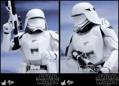 Vista 5 de Hot Toys Star Wars The Force Awakens 12" MMS First Order Snowtrooper 902551 Star Wars The Force Awakens - Figura de acción de 12 pulgadas MMS