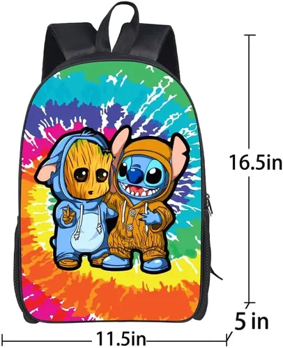 Vista 6 de IL Mochila unisex de impresión 3D de dibujos animados mochila de animación para jóvenes bolsos casuales y mochilas deportivas E talla única