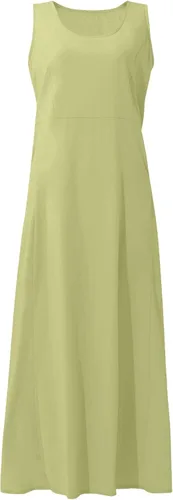 Vista 5 de Vestido largo para mujer, 2023, primavera, verano, algodón, lino, bohemio, casual, a la moda, sin mangas, para vacaciones