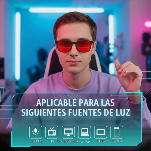 Vista 2 de FEISEDY Orange Blue Light Blocking Glasses for Woman Men Amber Lenses Computer Gaming Glasses for Better Sleep Cuadrado clásico negro