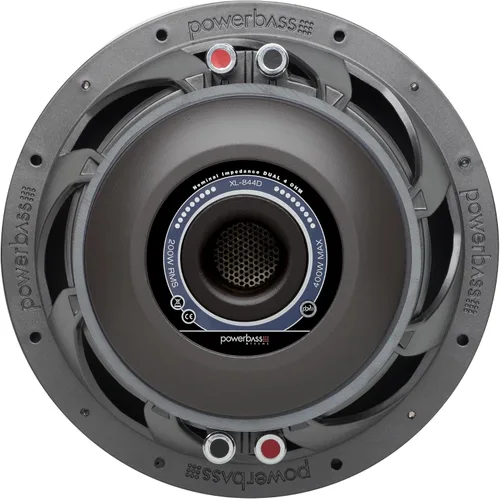 Vista 3 de PowerBass XL-844D - Subwoofer de 8 pulgadas Dual 4-Ohm VC 200Wrms / 400Wmax